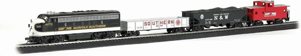 Bachmann Trains - Thoroughbred Ready To Run Electric Train Set - HO Scale Bachmann Trains - Thoroughbred Ready To Run Electric Train Set - HO Scale