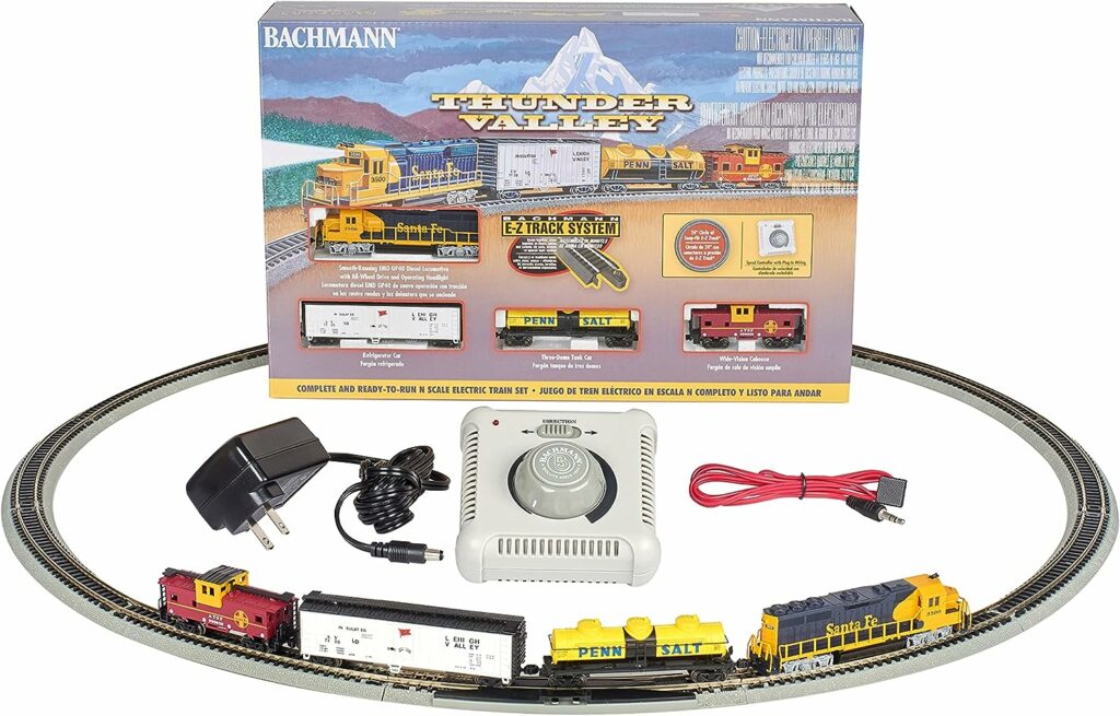 Bachmann Trains - Thunder Valley Ready To Run Electric Train Set - N Scale Multi ,Medium Bachmann Trains - Thunder Valley Ready To Run Electric Train Set - N Scale Multi ,Medium