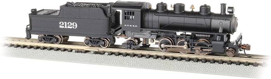 Prairie 2-6-2 Steam Locomotive Tender - ATSF #2129 - N Scale Prairie 2-6-2 Steam Locomotive Tender - ATSF #2129 - N Scale